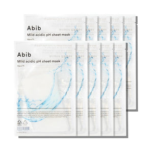 Abib Mild Acidic pH Sheet Mask Aqua Fit 30ml X 10ea