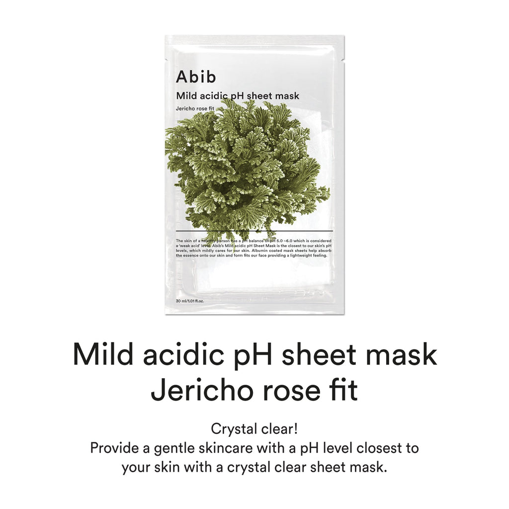 Abib-Mild-Acidic-Ph-Sheet-Mask-Jericho-Rose-Fit-30Ml-X-10Ea – beauty & skincare essential for daily radiance