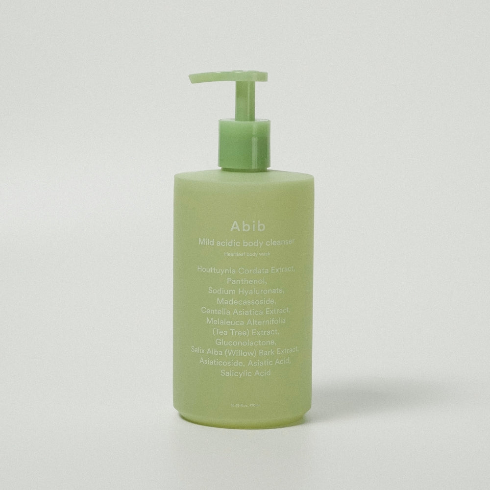 Abib Mild acidic body cleanser Heartleaf body wash 470ml - All Day Pretty Korean Beauty Abib