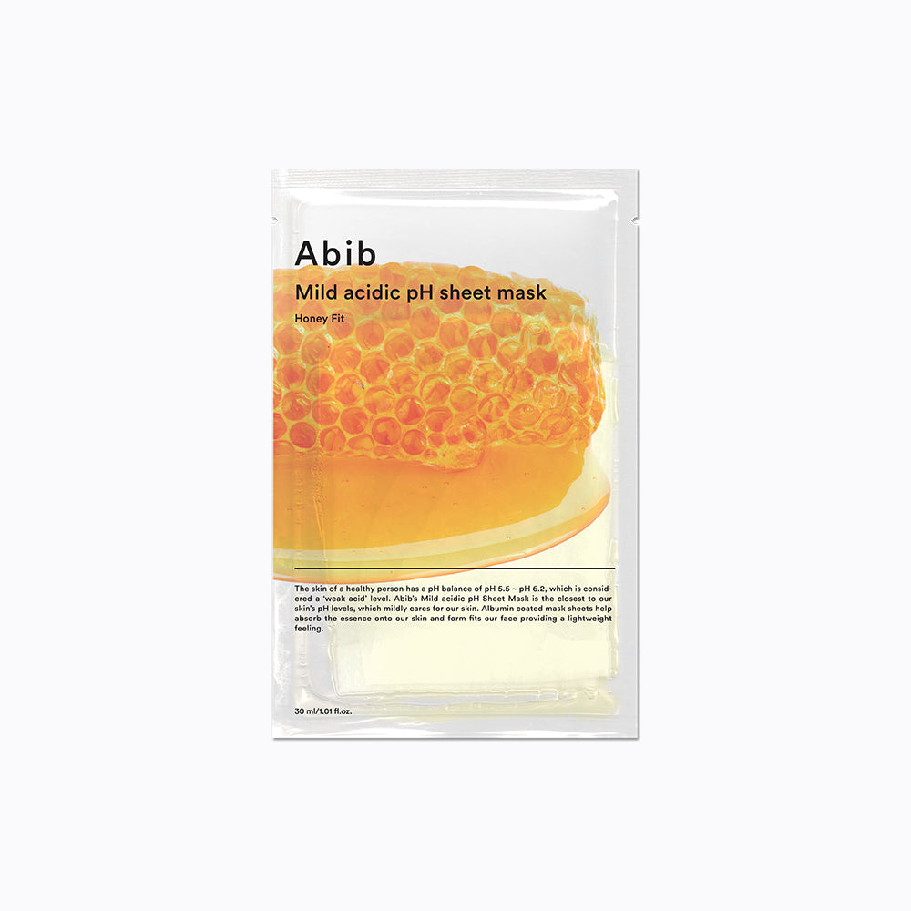 Abib Mild acidic pH sheet mask Honey fit 30ml - All Day Pretty Korean Beauty Abib