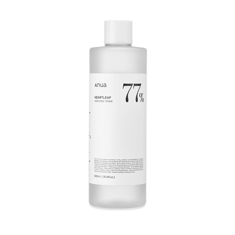Anua Heartleaf 77% Soothing Toner 500ml - All Day Pretty Toner Anua