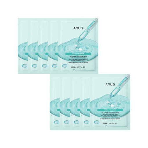 Anua Pdrn Hyaluronic Acid Capsule 100 Serum Mask Sheet 23Ml*10Ea – beauty & skincare essential for daily radiance
