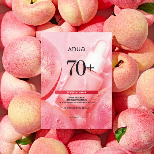 Anua Peach 70 Niacin Serum Mask Sheet 25g X 10ea - All Day Pretty Korean Beauty Anua