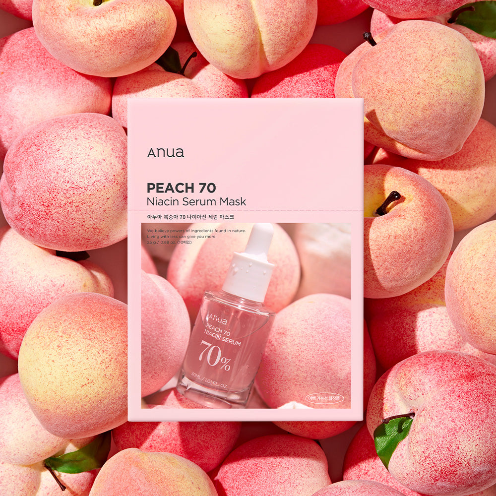 Anua Peach 70 Niacin Serum Mask Sheet 25g X 10ea - All Day Pretty Korean Beauty Anua