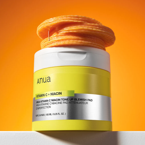 Anua Vitamin C+Niacin Tone Up Blemish Pad 60 Pads(185ml) - All Day Pretty Korean Beauty Anua