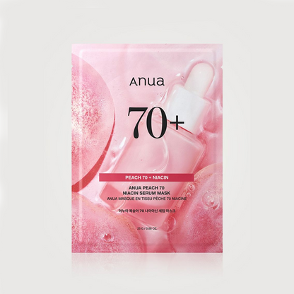 Anua Peach 70 Niacin Serum Mask Sheet 25g X 10ea
