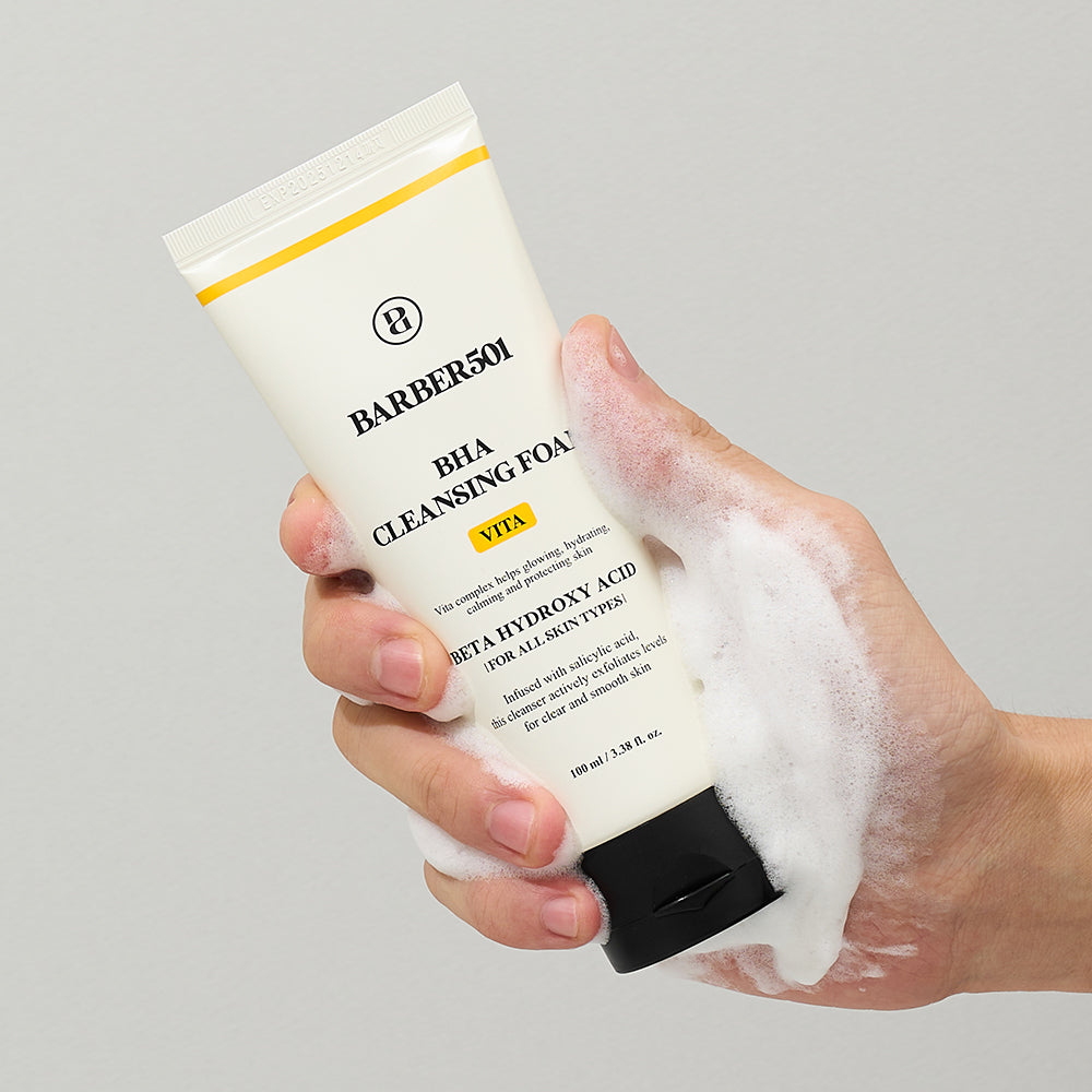 Barber501-Bha-Cleansing-Foam-100Ml-Vita – beauty &amp; skincare essential for daily radiance