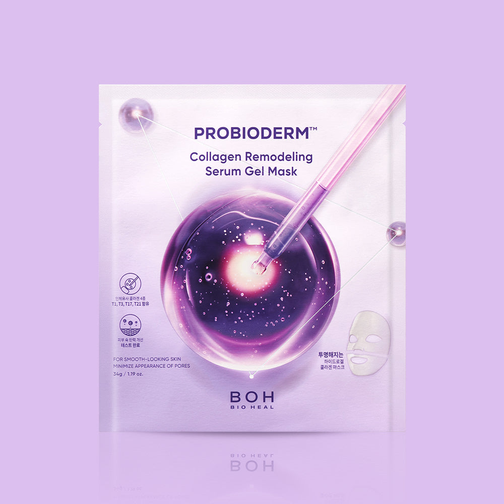 BIOHEAL BOH Probioderm Collagen Remodeling Serum Gel Mask (34g X 6ea) - All Day Pretty Facial Mask BIOHEAL