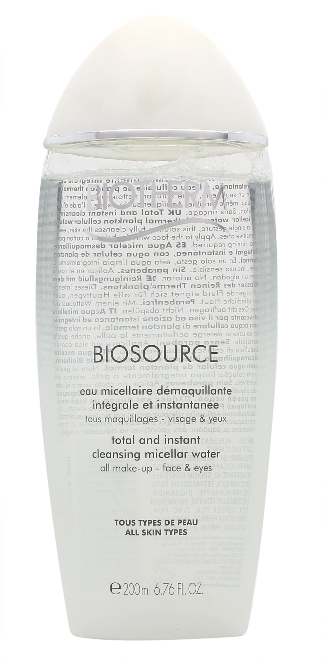 Biotherm Biosource Eau Micellaire Total &amp; Instant Cleansing Micellar Water 200Ml – beauty &amp; skincare essential