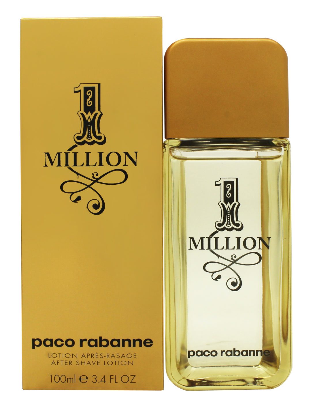 Paco Rabanne 1 Million Aftershave Splash 100Ml ƒ?? beauty &amp; skincare essential for daily radiance