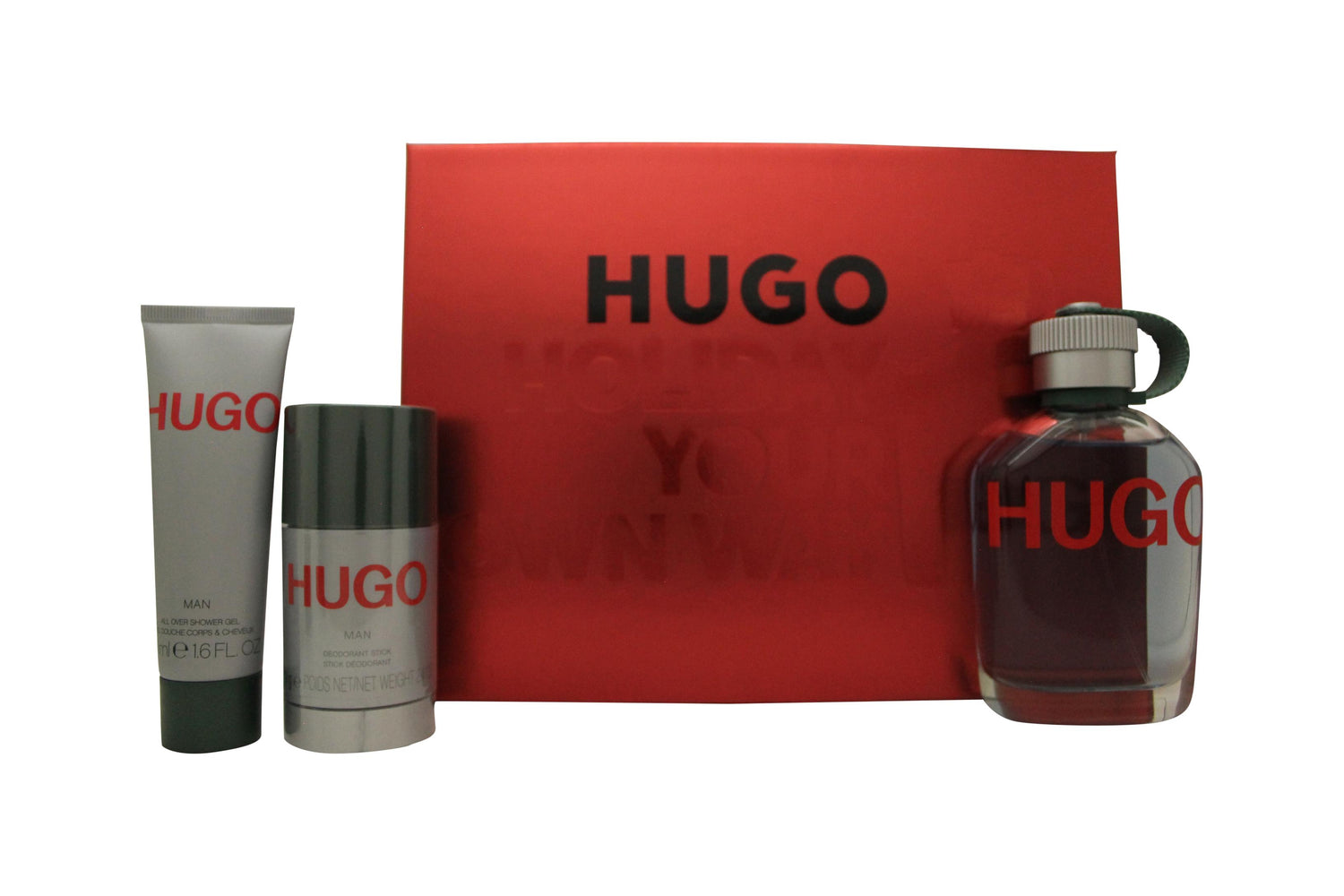 Hugo Boss Hugo Man Gift Set 125ml EDT + 75ml Deodorant Stick + 50ml Shower Gel(Exc)