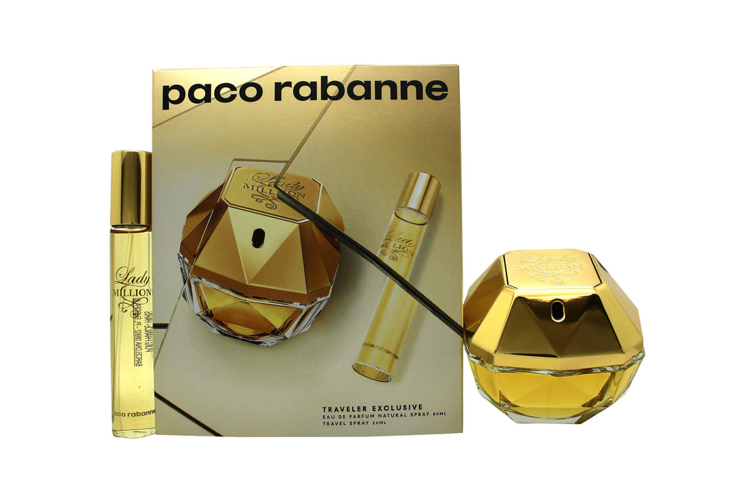 Paco Rabanne Lady Million Presentset 80Ml Edp + 20Ml Edp – beauty &amp; skincare essential for daily radiance