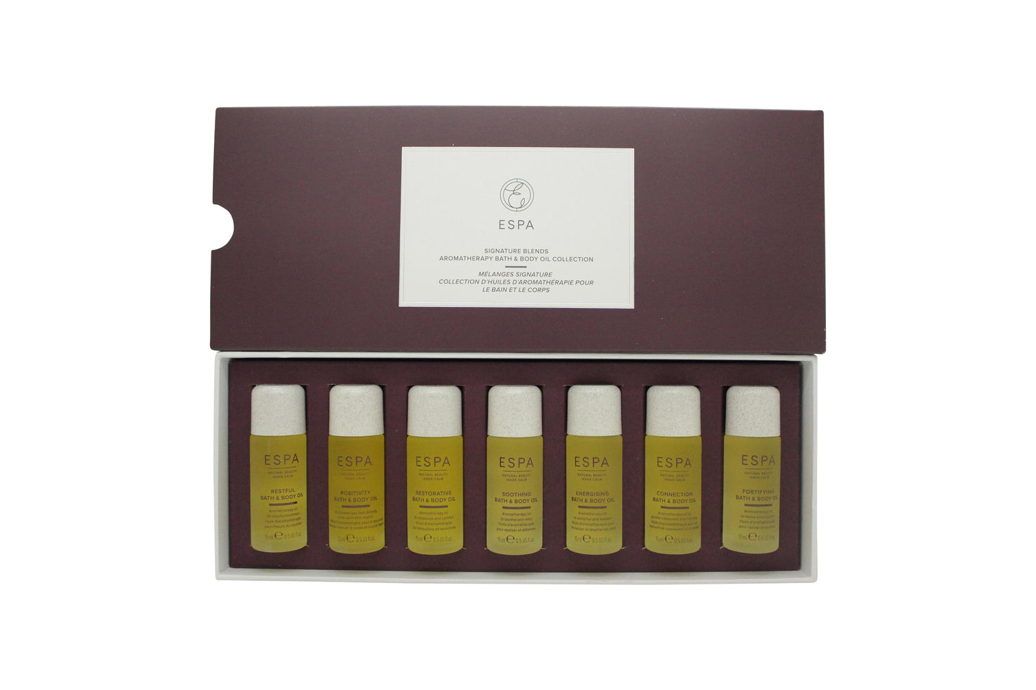 Espa Signature Blends Aromatherapy Bath &amp; Body Oil Collection 7 X 15Ml – beauty &amp; skincare essential for daily radiance