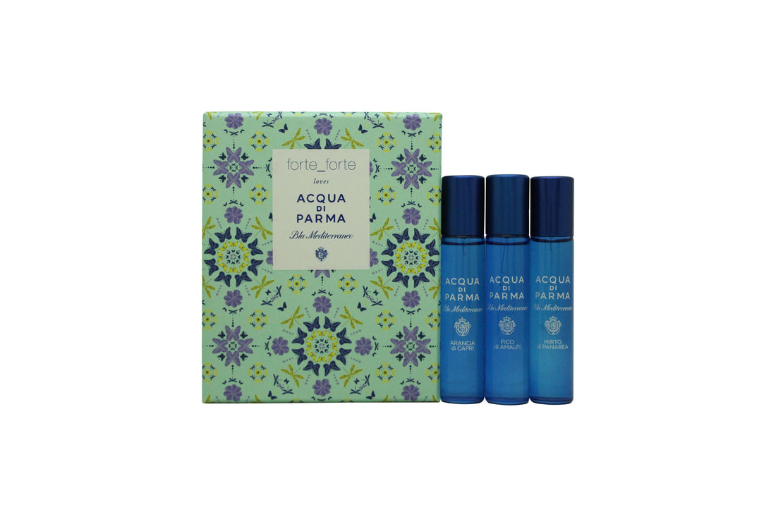 Acqua Di Parma Blu Mediterraneo Discovery Set 12Ml Arancia Di Capri Edt + 12Ml Fico Di Amalfi Edt + 12Ml Mirto Di Panarea Edt