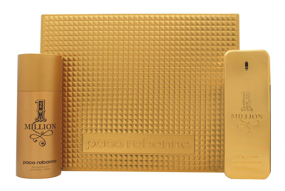 Paco Rabanne 1 Million Presentset - 100Ml Edt + 150Ml Deodorantsprej – beauty &amp; skincare essential for daily radiance