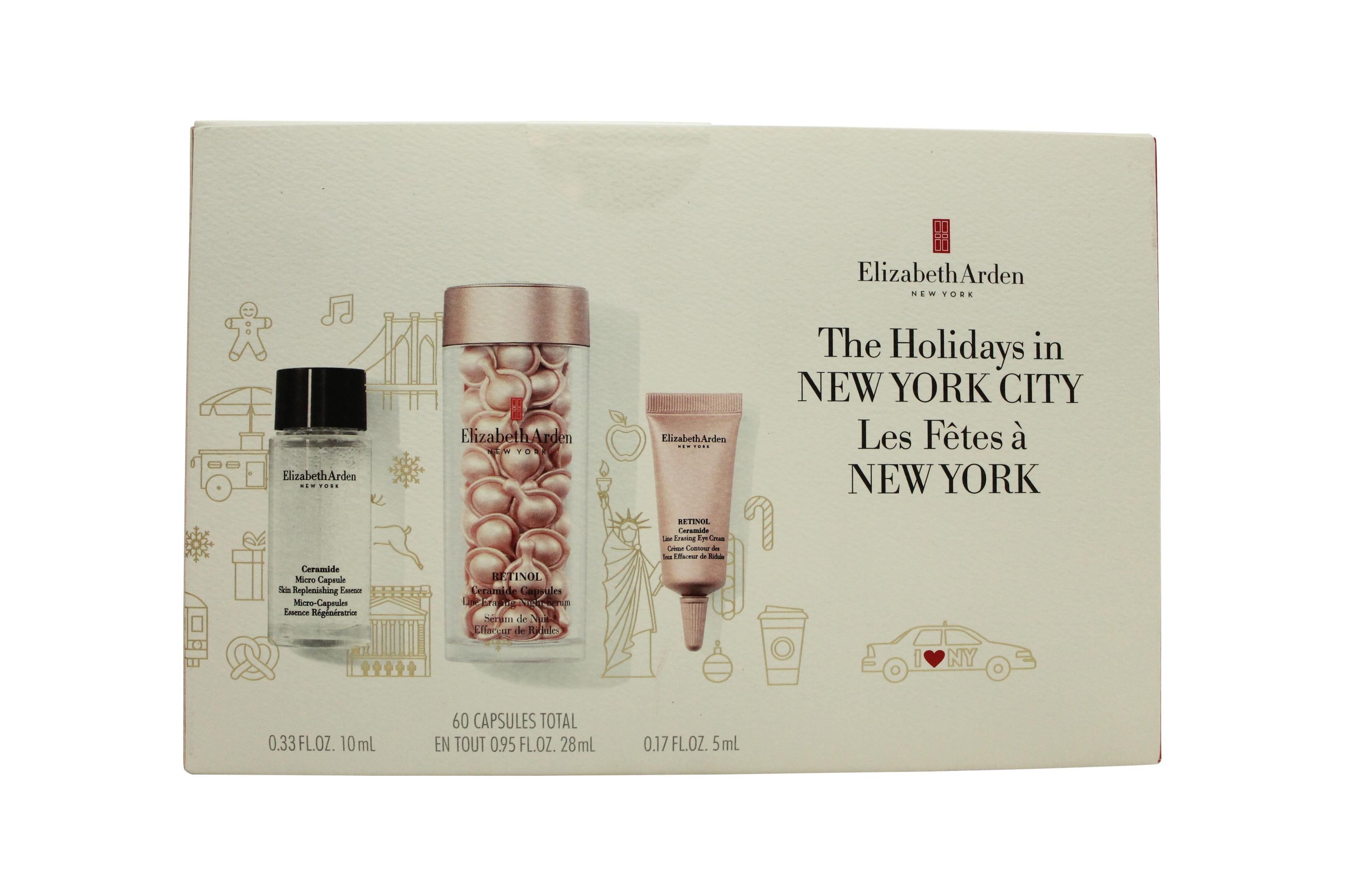 Elizabeth Arden Ceramide Gift Set 60 Capsules Retinol Ceramide Serum + 10ml Ceramide Micro Capsules Essence + 5ml Retinol Ceramide Eye Cream