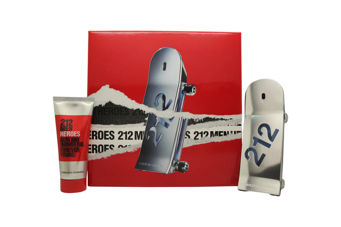 Carolina Herrera 212 Heroes Gift Set 90Ml Edt + 100Ml Shower Gel ƒ?? beauty &amp; skincare essential for daily radiance