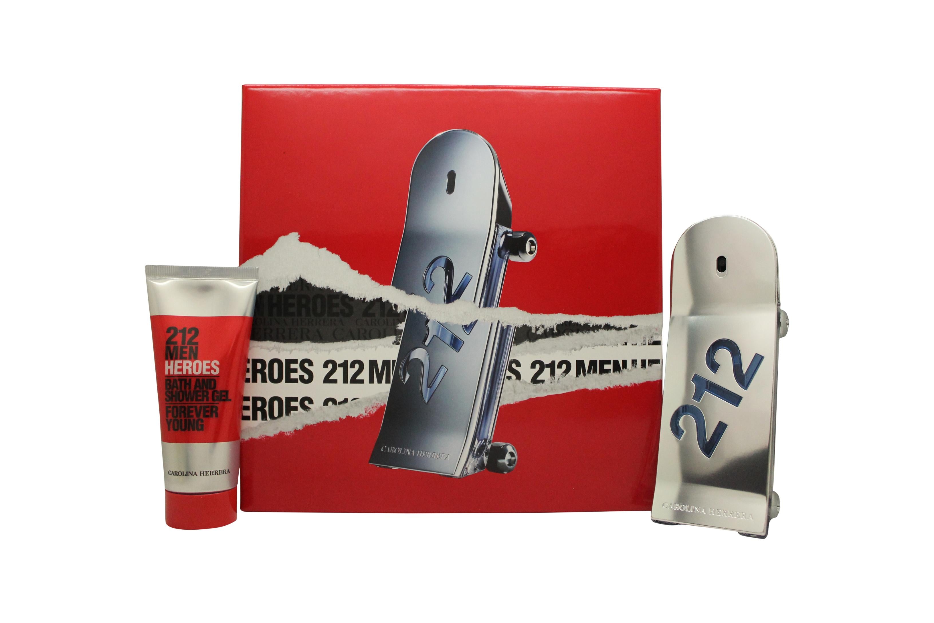 Carolina Herrera 212 Heroes Gift Set 90Ml Edt + 100Ml Shower Gel ƒ?? beauty &amp; skincare essential for daily radiance
