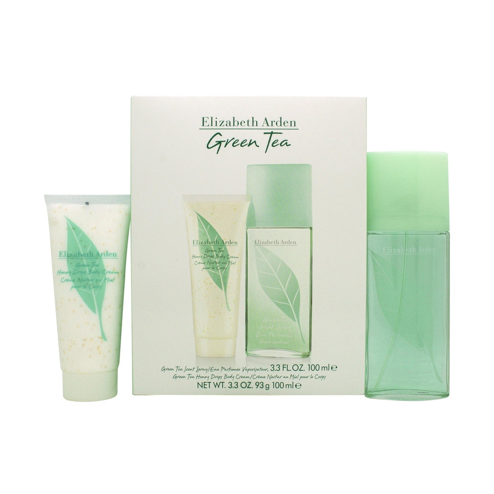 Elizabeth Arden Green Tea Gift Set 100ml EDT + 100ml Green Tea Honey Drops Body Cream