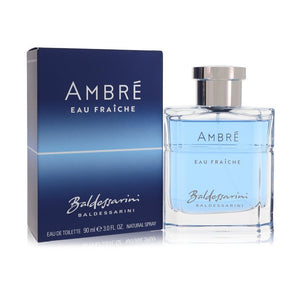 Baldessarini Ambre Eau Fraiche by Hugo Boss Eau De Toilette Spray 3 oz for Men