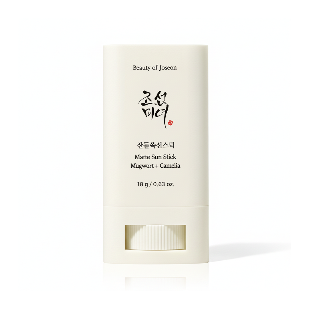 Beauty of Joseon Matte zonnebrandcrème: Mugwort + Camelia 18g (SPF50+ PA++++) X 2EA [DUBBELE SET]