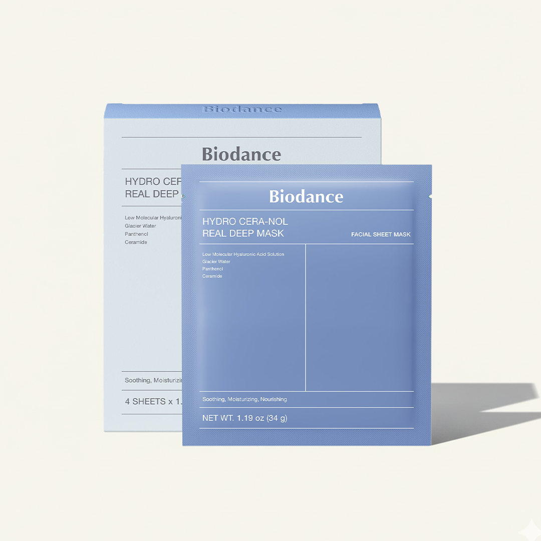 Biodance Hydro Cera-Nol Real Deep Mask Sheet 4P