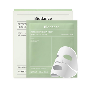 Biodance Refreshing Sea Kelp Real Deep Mask 34g X 4ea