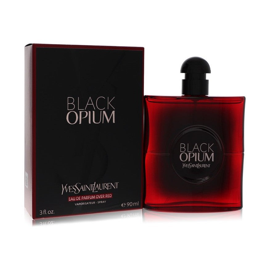 Black Opium Over Red by Yves Saint Laurent Eau De Parfum Spray 3 oz for Women