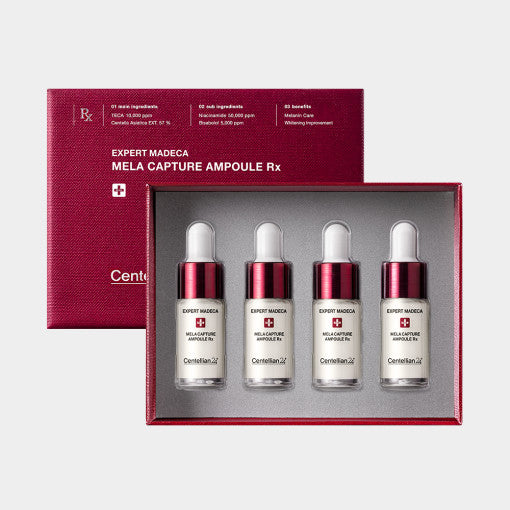 CENTELLIAN24 Expert Madeca Mela Capture Ampoule Rx 7ml x 4ea - All Day Pretty Ampoule CENTELLIAN24