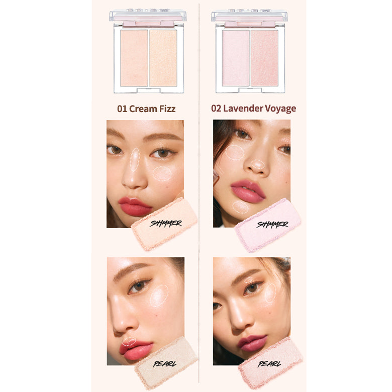 Clio-Prism-Highlighter-Duo-2-8G-X-2Ea-2-Colors – beauty &amp; skincare essential for daily radiance