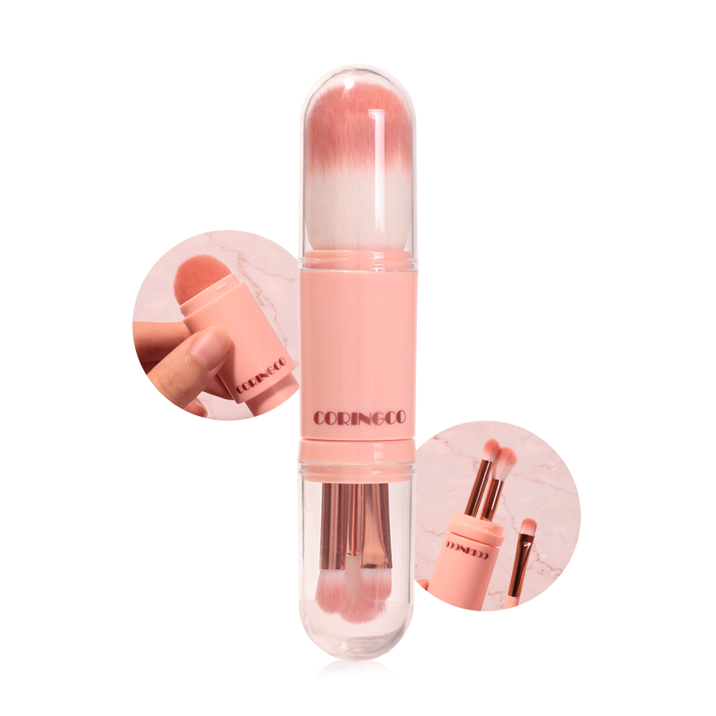 Coringco Cotton Candy Capsule Brush Set – beauty &amp; skincare essential for daily radiance