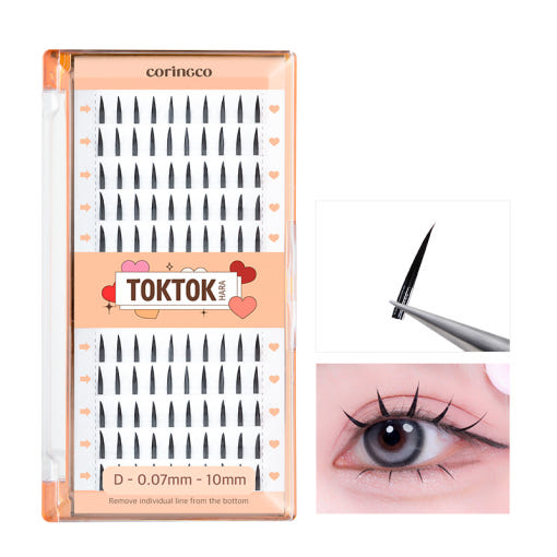 CORINGCO Toktok-Hara Bold Eyelash 100pcs (3 Types) - All Day Pretty Korean Beauty CORINGCO