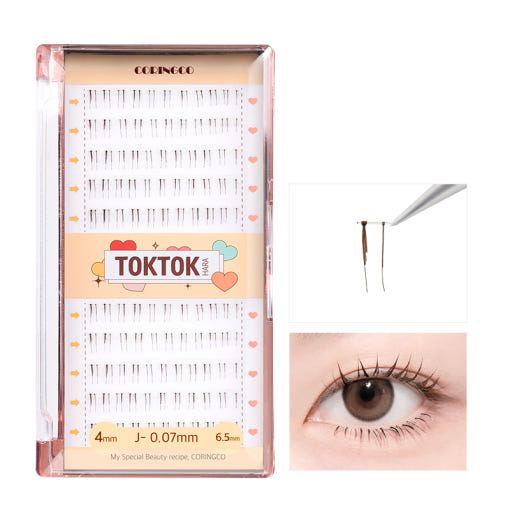 CORINGCO Toktok-Hara Under Eyelashes (110pcs, 200pcs) (3 Types) - All Day Pretty Korean Beauty CORINGCO
