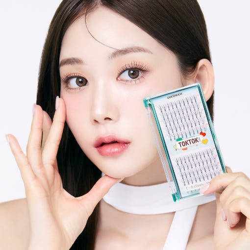 CORINGCO Toktok-Hara W Eyelash 100pcs (4 Types) - All Day Pretty Korean Beauty CORINGCO