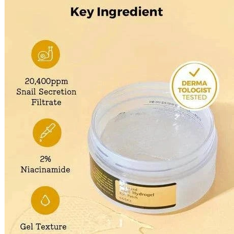 COSRX Advanced Snail Hydrogel Eye Patch 90g (60 patches) - All Day Pretty Eye Patch COSRX