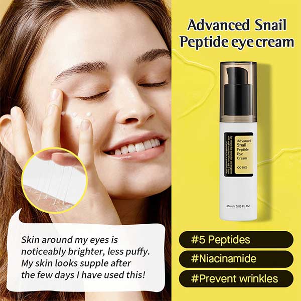 COSRX Advanced Snail Peptide Eye Cream 25ml - All Day Pretty Eye Cream COSRX
