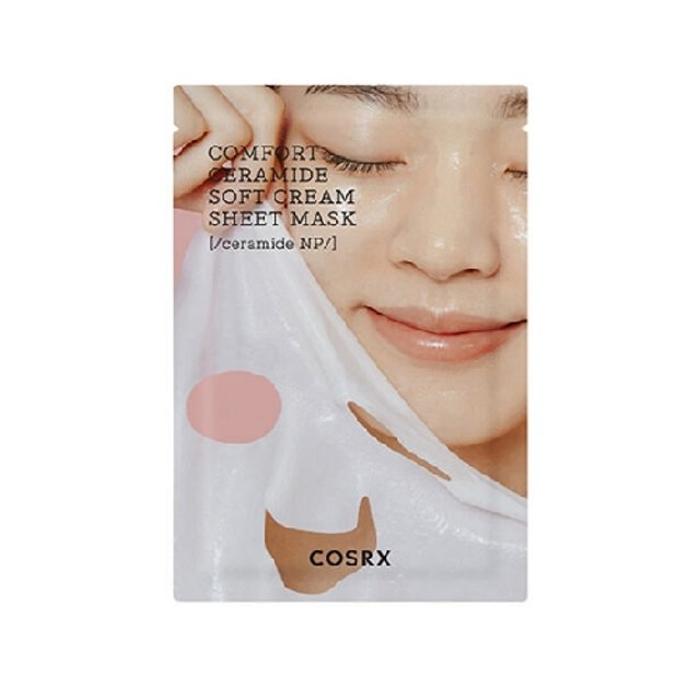 COSRX Balancium Comfort Ceramide Soft Cream Sheet Mask (10 Sheets) - All Day Pretty Facial Mask COSRX