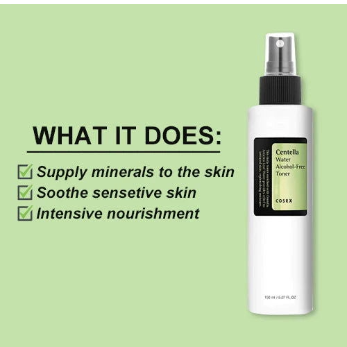 COSRX Centella Water Alcohol-Free Toner 150ml - All Day Pretty Toner COSRX