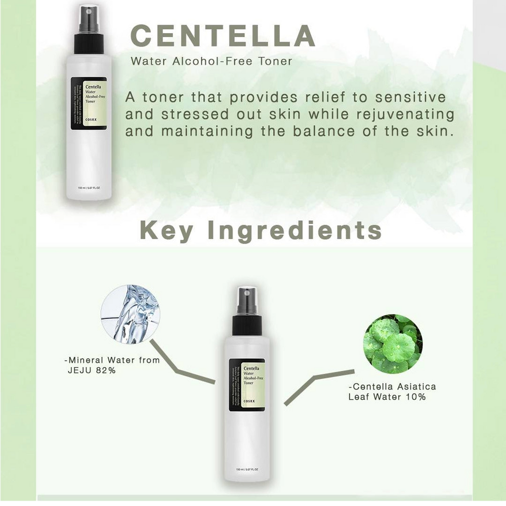 COSRX Centella Water Alcohol-Free Toner 150ml - All Day Pretty Toner COSRX