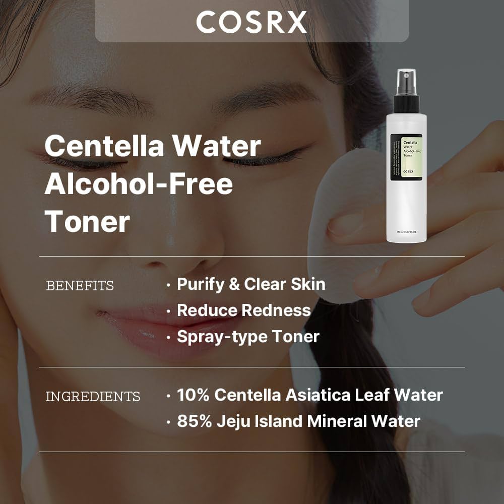 COSRX Centella Water Alcohol-Free Toner 150ml - All Day Pretty Toner COSRX