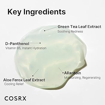 COSRX Hydrium Green Tea Aqua Soothing Gel Cream 50ml - All Day Pretty Cream COSRX