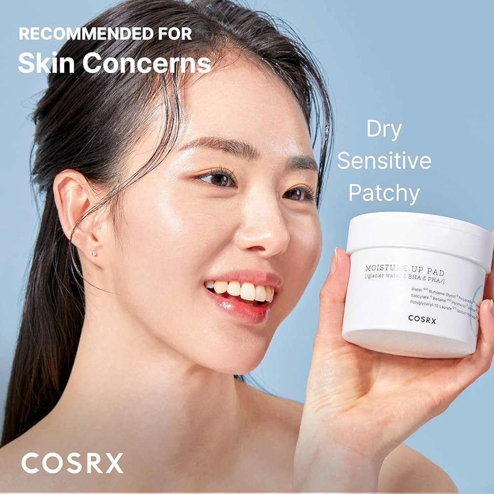 COSRX One Step Moisture Up Pad 70 Sheets - All Day Pretty Cleansing Pad COSRX