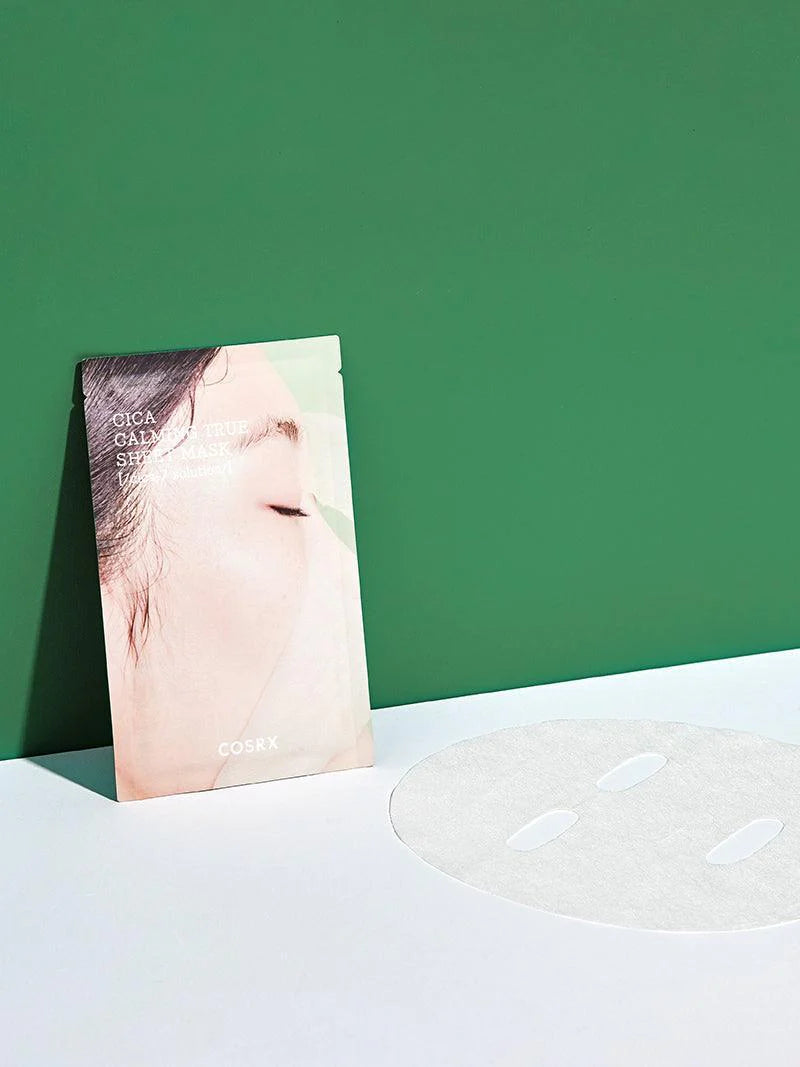 COSRX Pure Fit Cica Calming True Sheet Mask (10 Sheets) - All Day Pretty Korean Beauty COSRX