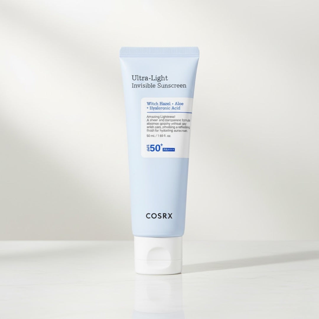 COSRX Ultra-Light Invisible Sunscreen SPF50 PA++++ 50ml - All Day Pretty Korean Beauty COSRX