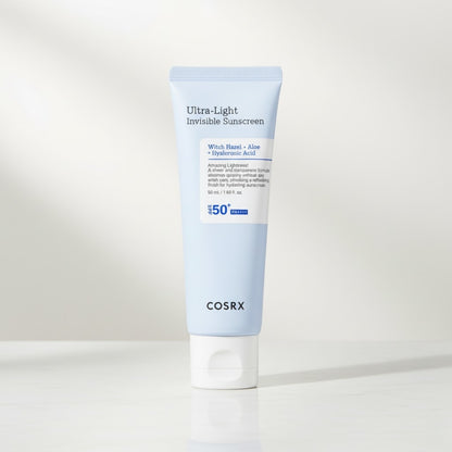 COSRX Ultra-Light Invisible Sunscreen SPF50 PA++++ 50ml - All Day Pretty Korean Beauty COSRX