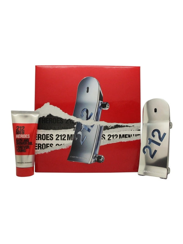 Carolina Herrera 212 Heroes Gift Set 90ml EDT + 100ml Shower Gel