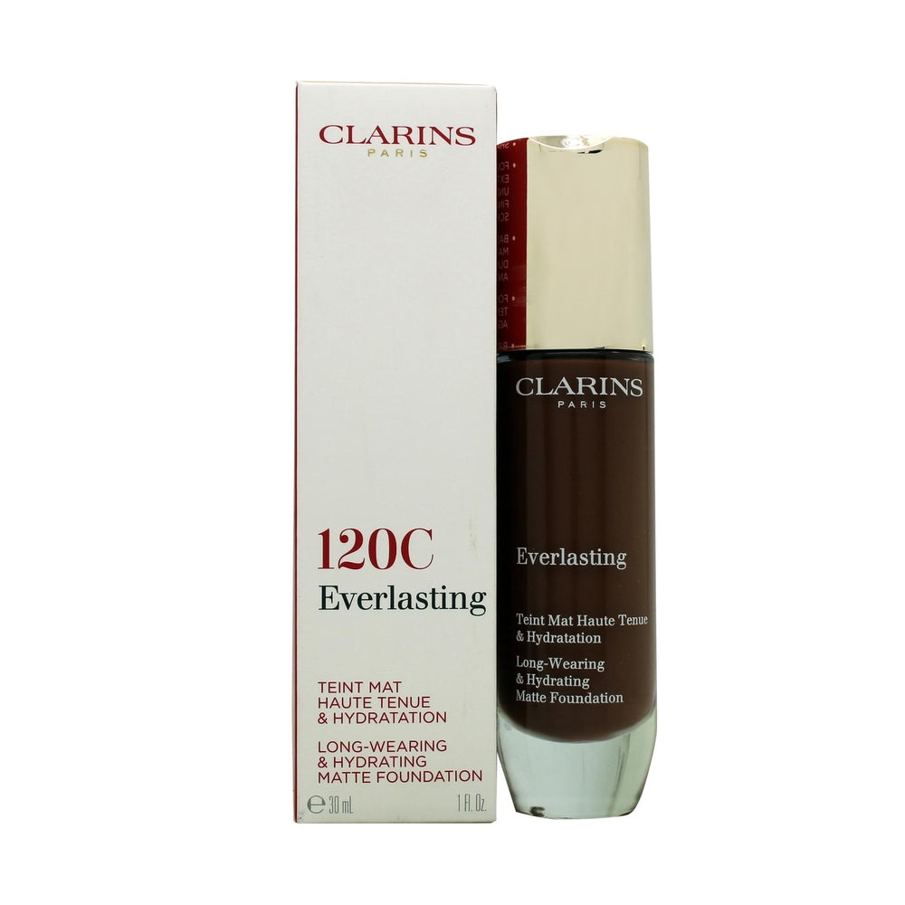 Clarins Everlasting Hydrating &amp; Matte Foundation 30ml - 120C Espresso