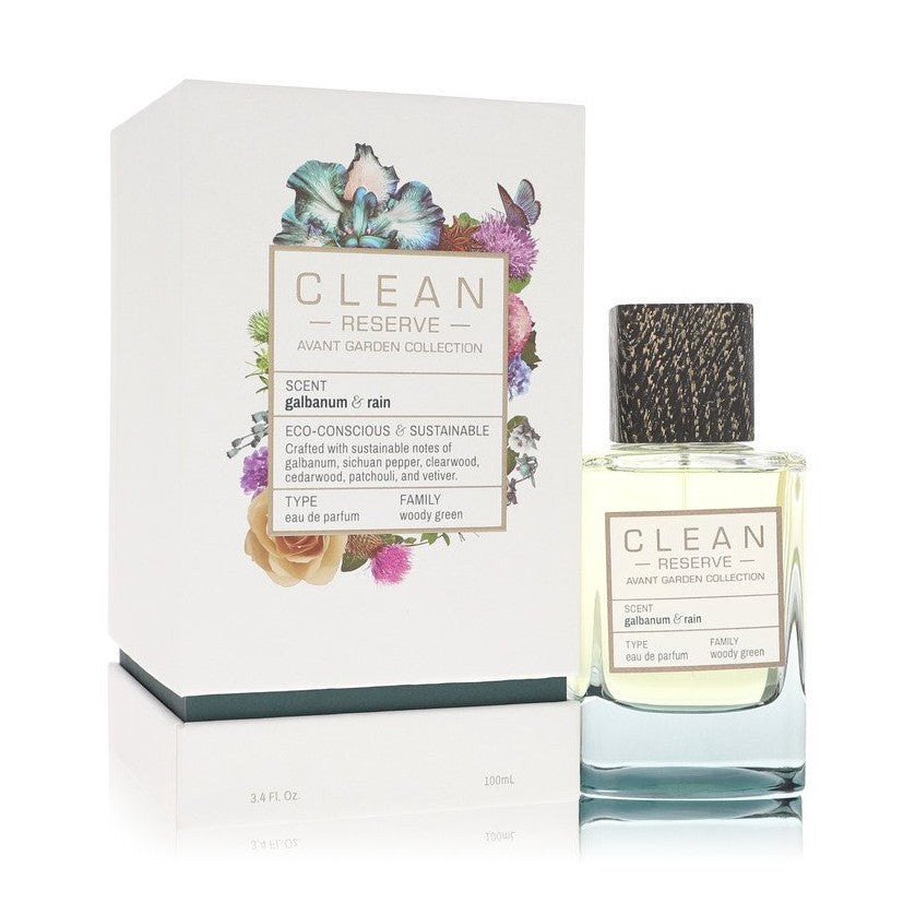 Clean Reserve Galbanum &amp; Rain by Clean Eau De Parfum Spray (Unisex) 3.4 oz for Women