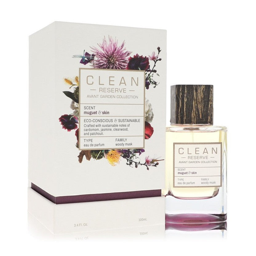 Clean Reserve Muguet &amp; Skin by Clean Eau De Parfum Spray (Unisex) 3.4 oz for Women