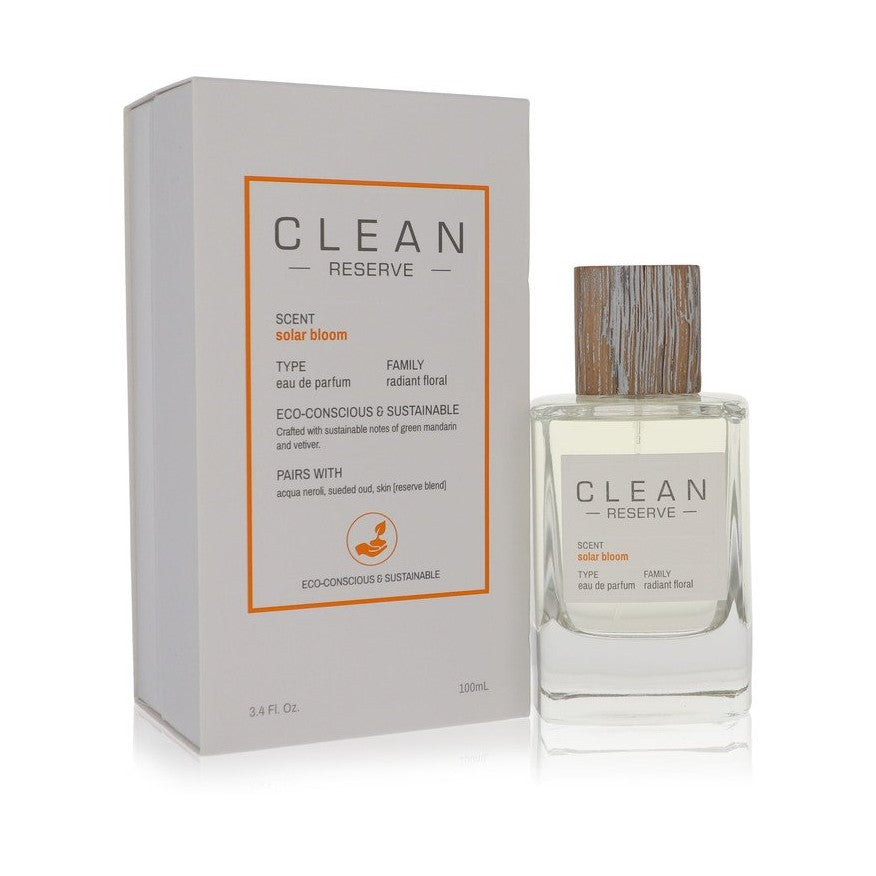 Clean Reserve Solar Bloom by Clean Eau De Parfum Spray (Unisex) 3.4 oz for Women